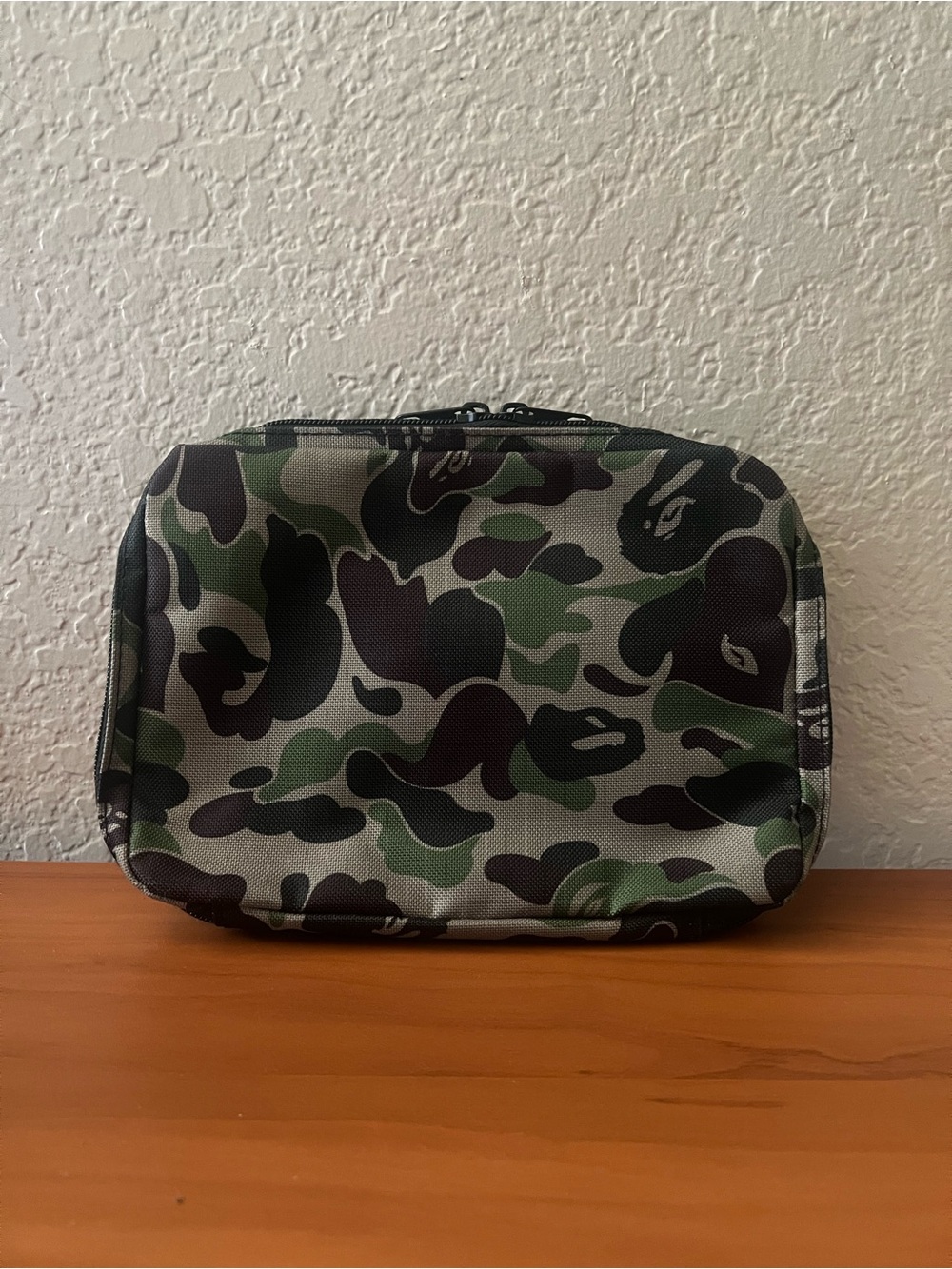 A Bathing Ape Bape 5 Pocket Multi Storage Pouch Camo Case